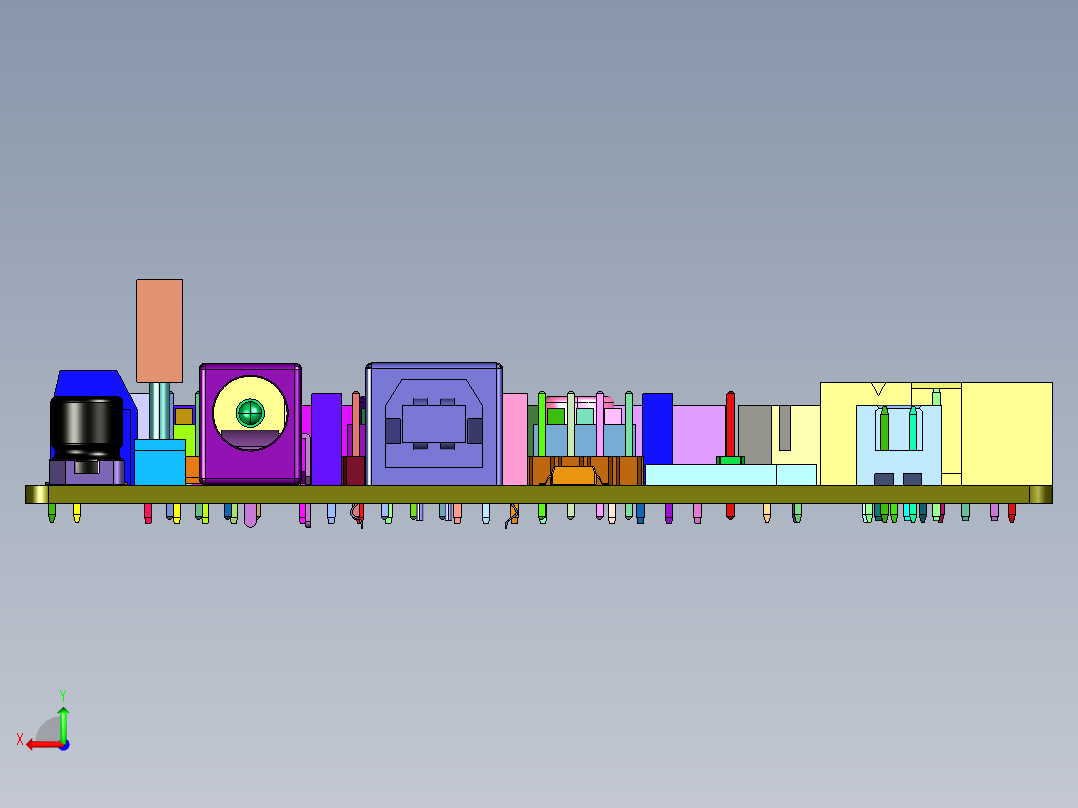 激光雕刻机MKS DLC32离线控制器后视图