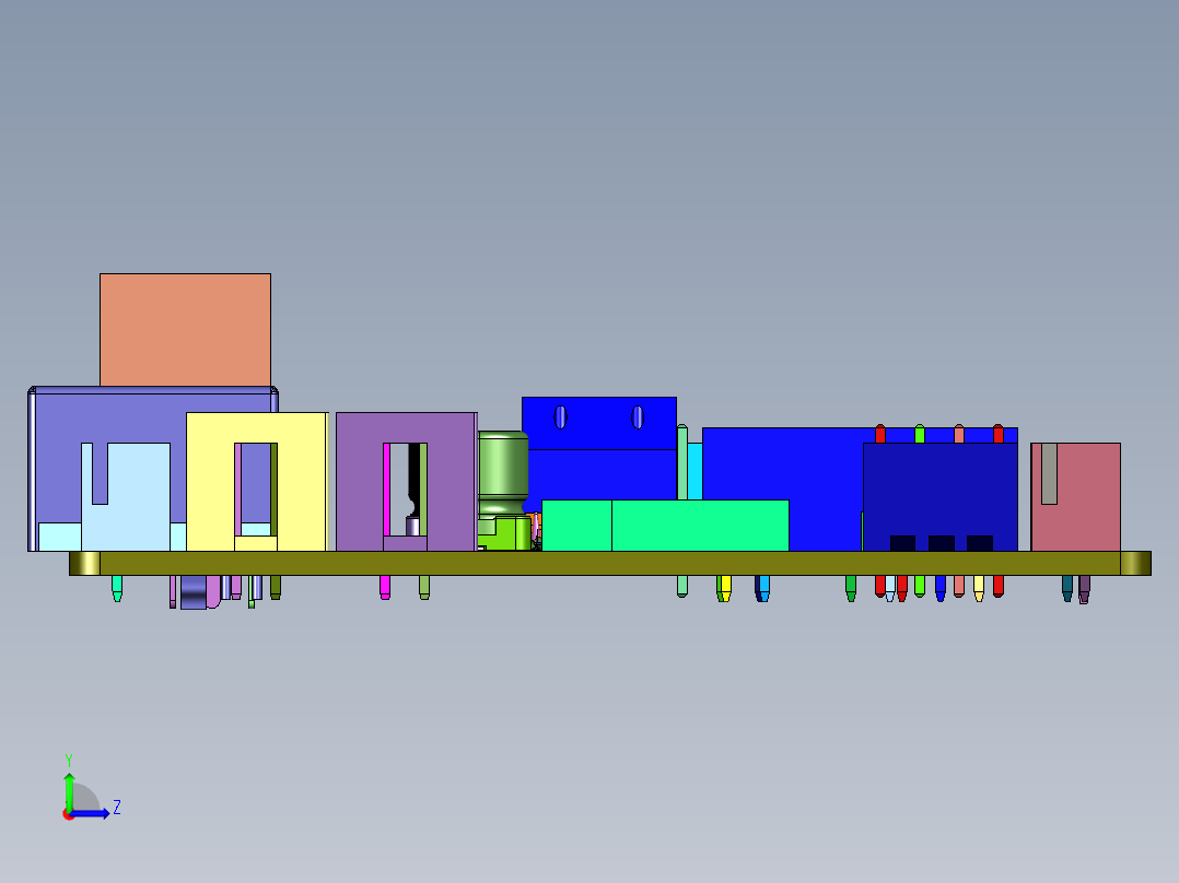 激光雕刻机MKS DLC32离线控制器左视图