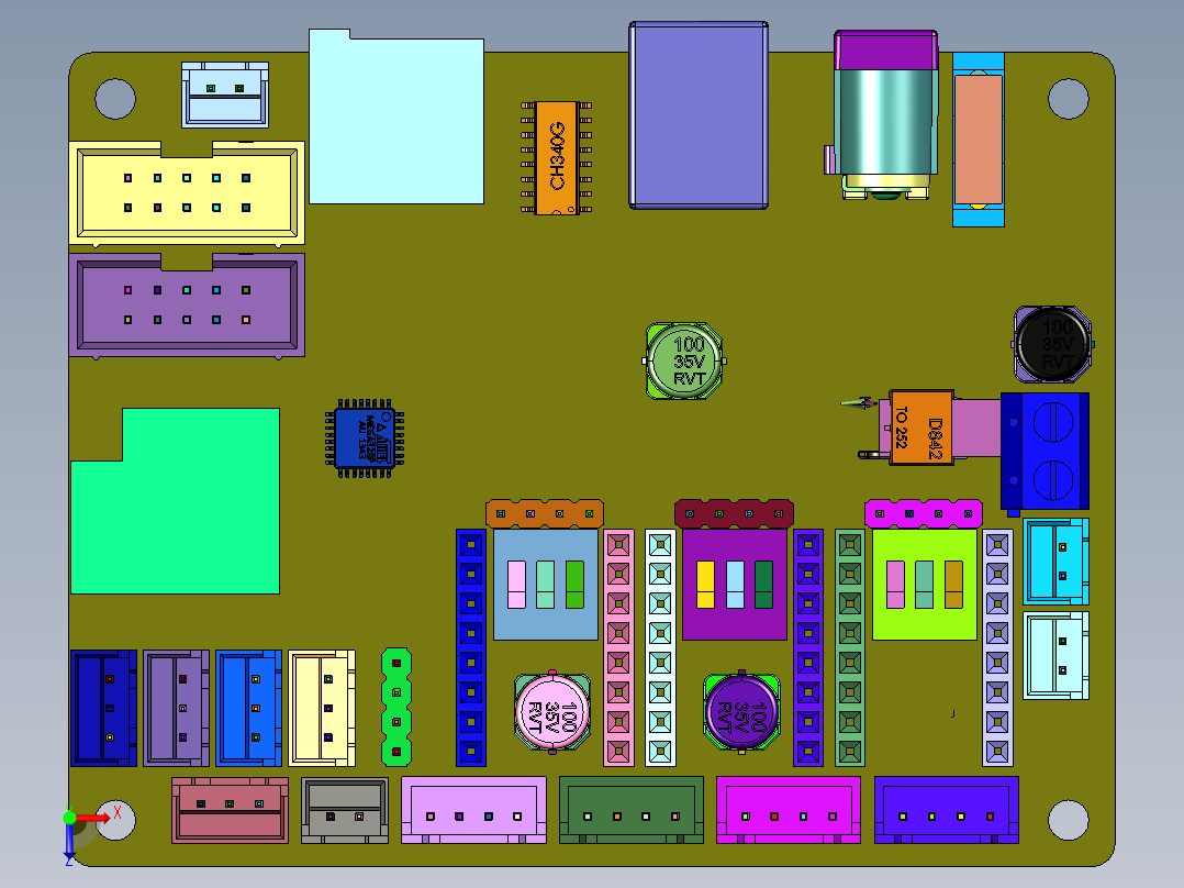 激光雕刻机MKS DLC32离线控制器俯视图