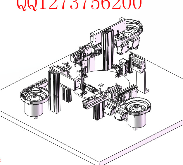 摩托车喇叭自动安装机3D模型