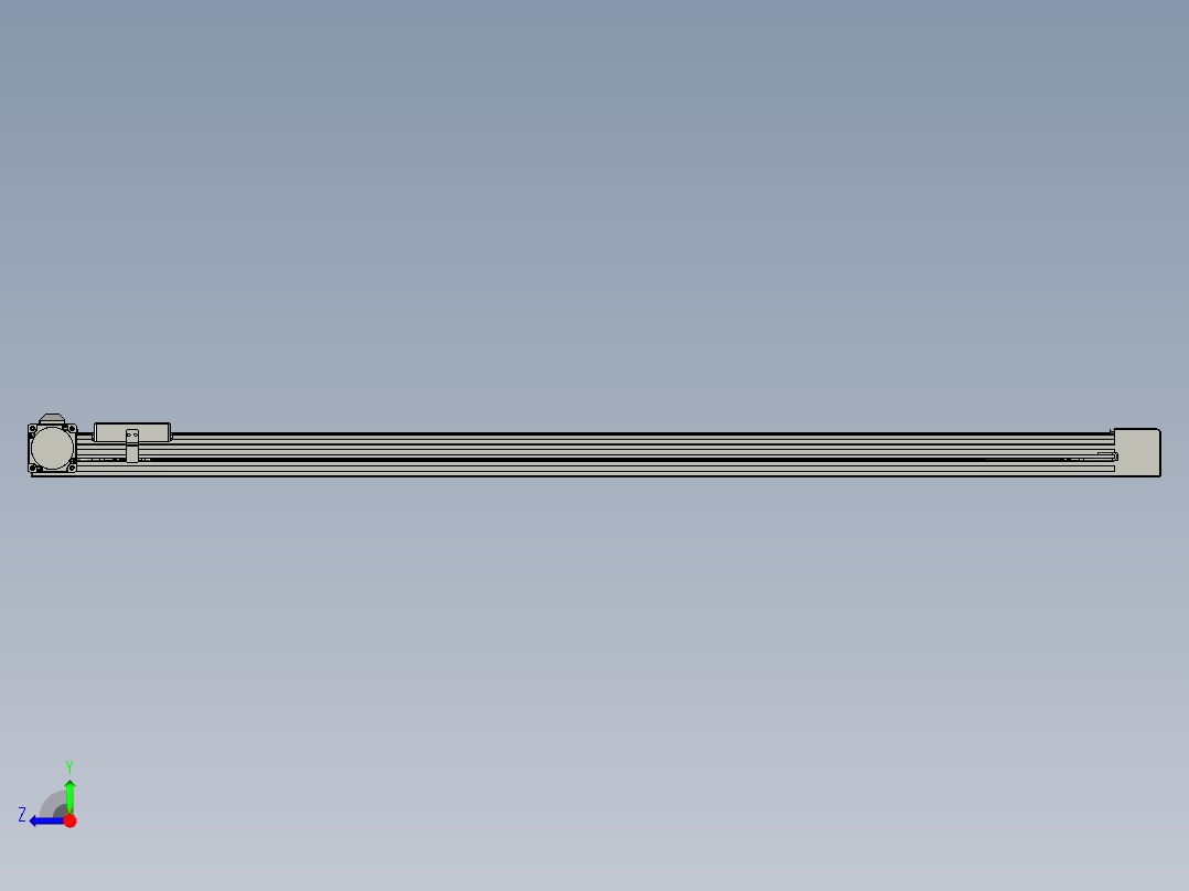 威洛博直线电机模组EB4-L80-S1100-L-57-MS3右视图