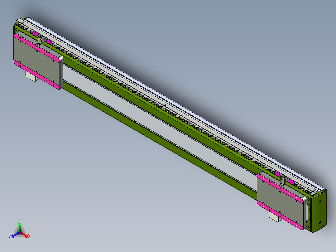 威洛博LC系列3d模型模组2LC14S2Y-S850正等轴测图