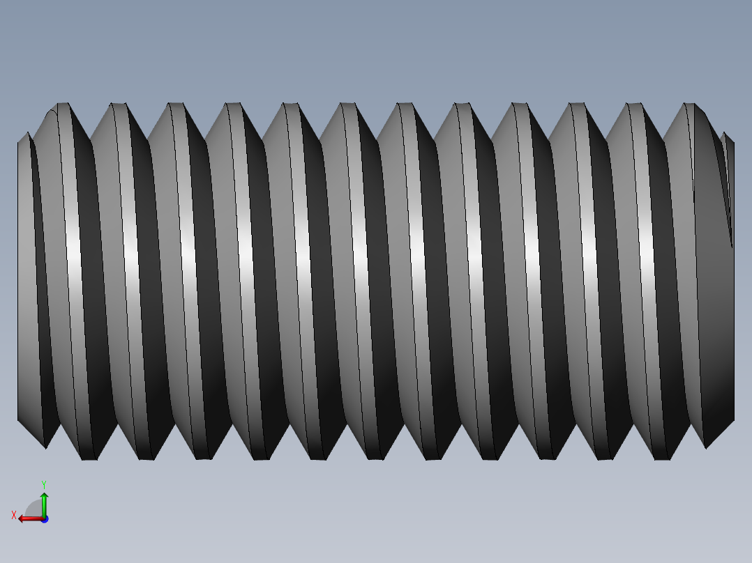 DIN 913-ISO 4026 固定螺钉-M5 L=10.SLDPRT后视图