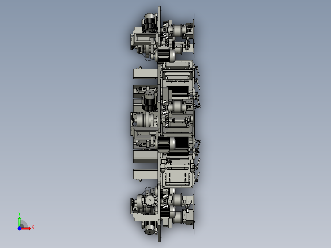 自动锁垫片机前视图