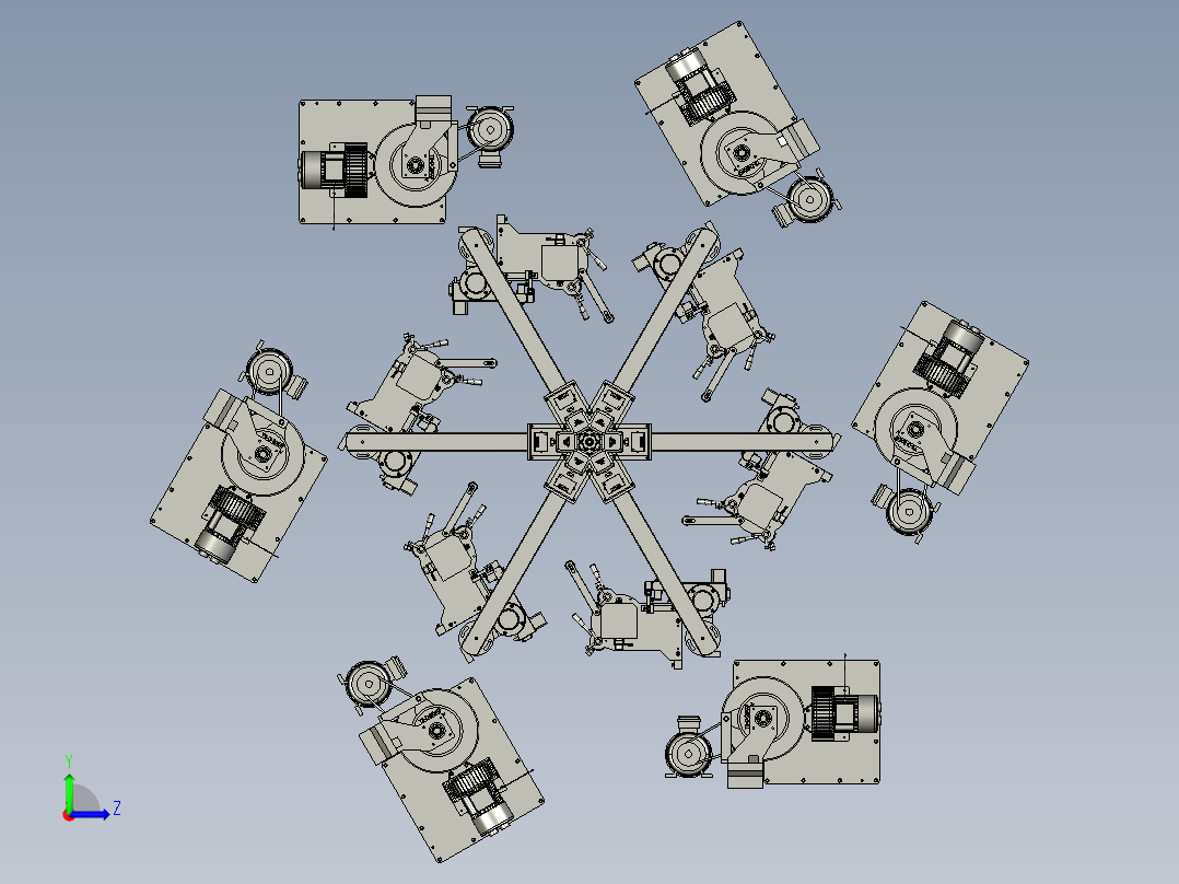 自动锁垫片机左视图