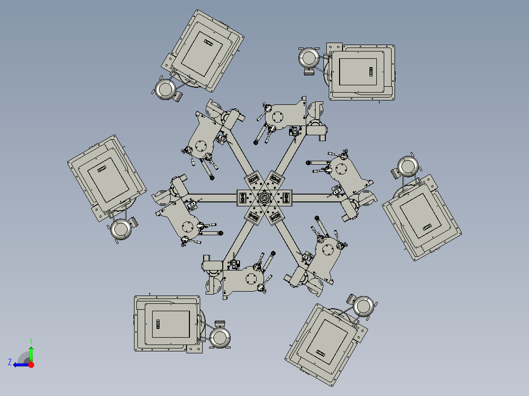 自动锁垫片机右视图