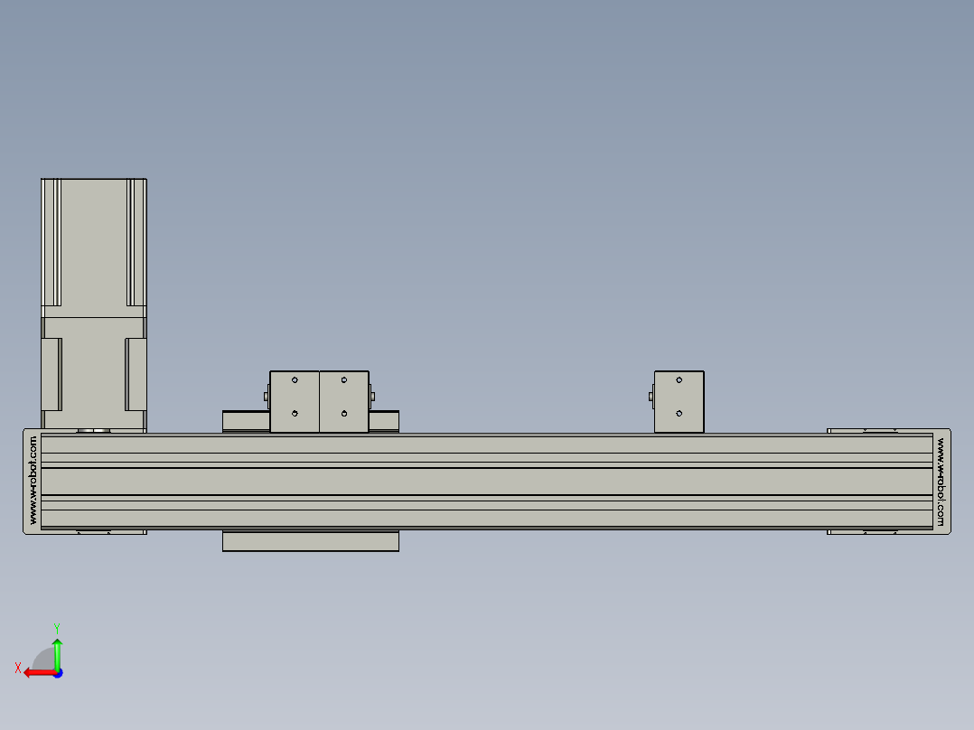 威洛博LB.GB同步带传动--欧规系列EBF5-L11-S200-BL-P20-C4后视图