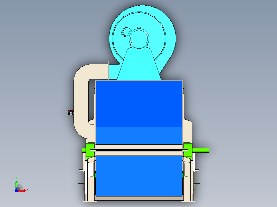 B500气垫输送机==1454400==100前视图