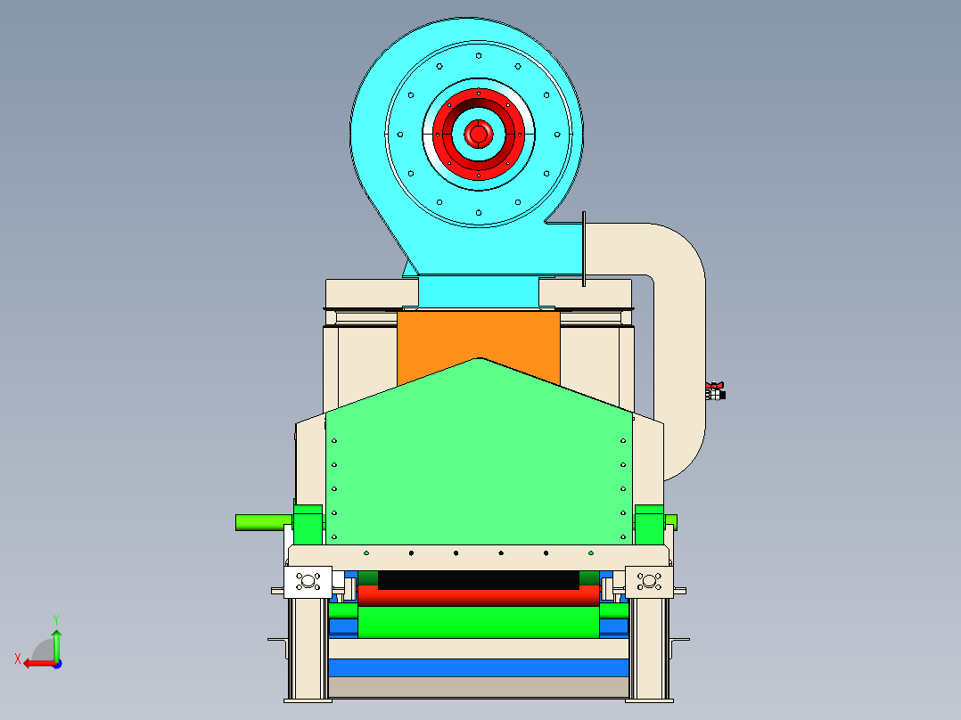 B500气垫输送机==1454400==100后视图