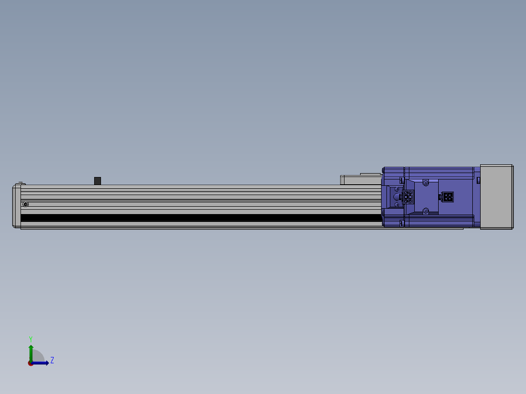 精密模组MY60-T10-300L-BR-P20B-C4-C左视图
