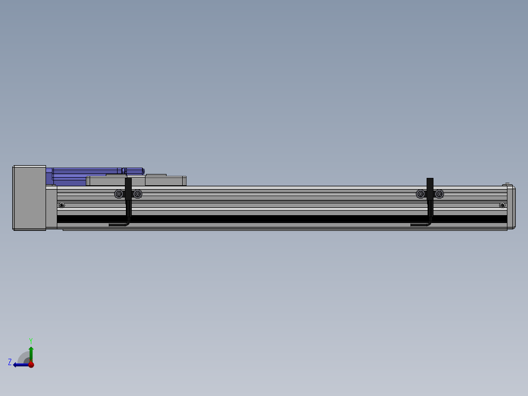 精密模组MY60-T10-300L-BR-P20B-C4-C右视图