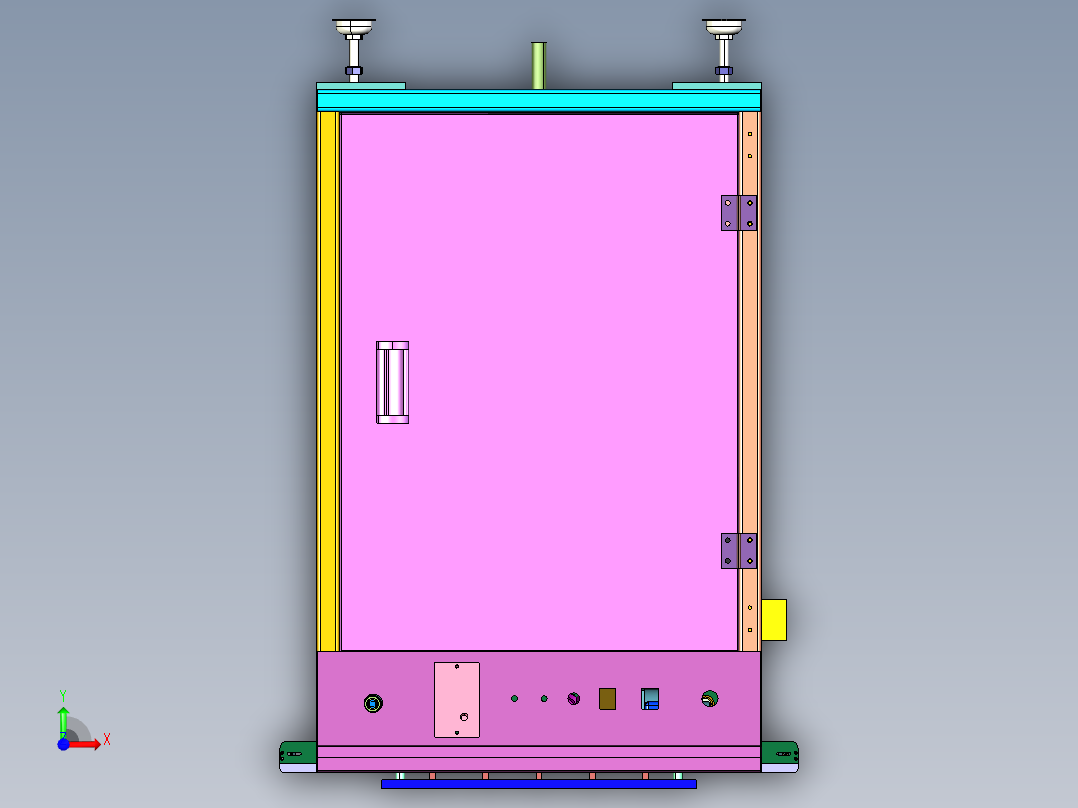 PCB检验配套缓存机前视图