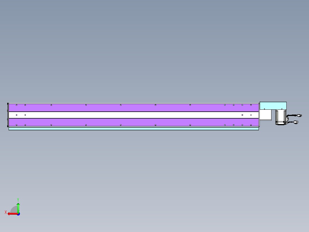 威洛博VBF同步带传动一般环境VBF14-L45-S1150-BR-ZP40-C3后视图