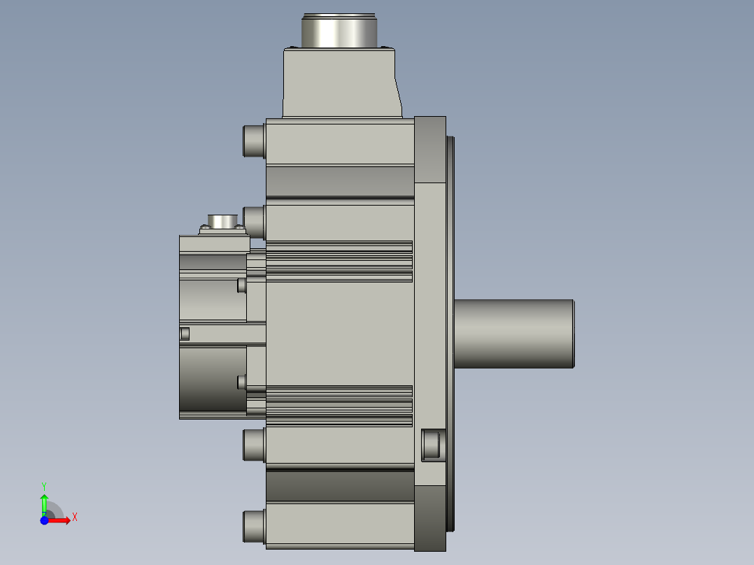 2500W MFME伺服马达前视图