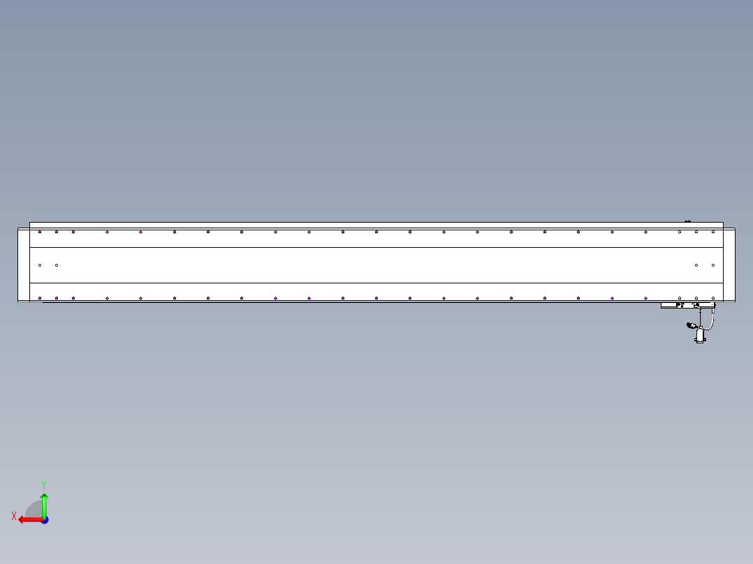 威洛博VL系列直线电机模组-VL22H2-S1850后视图