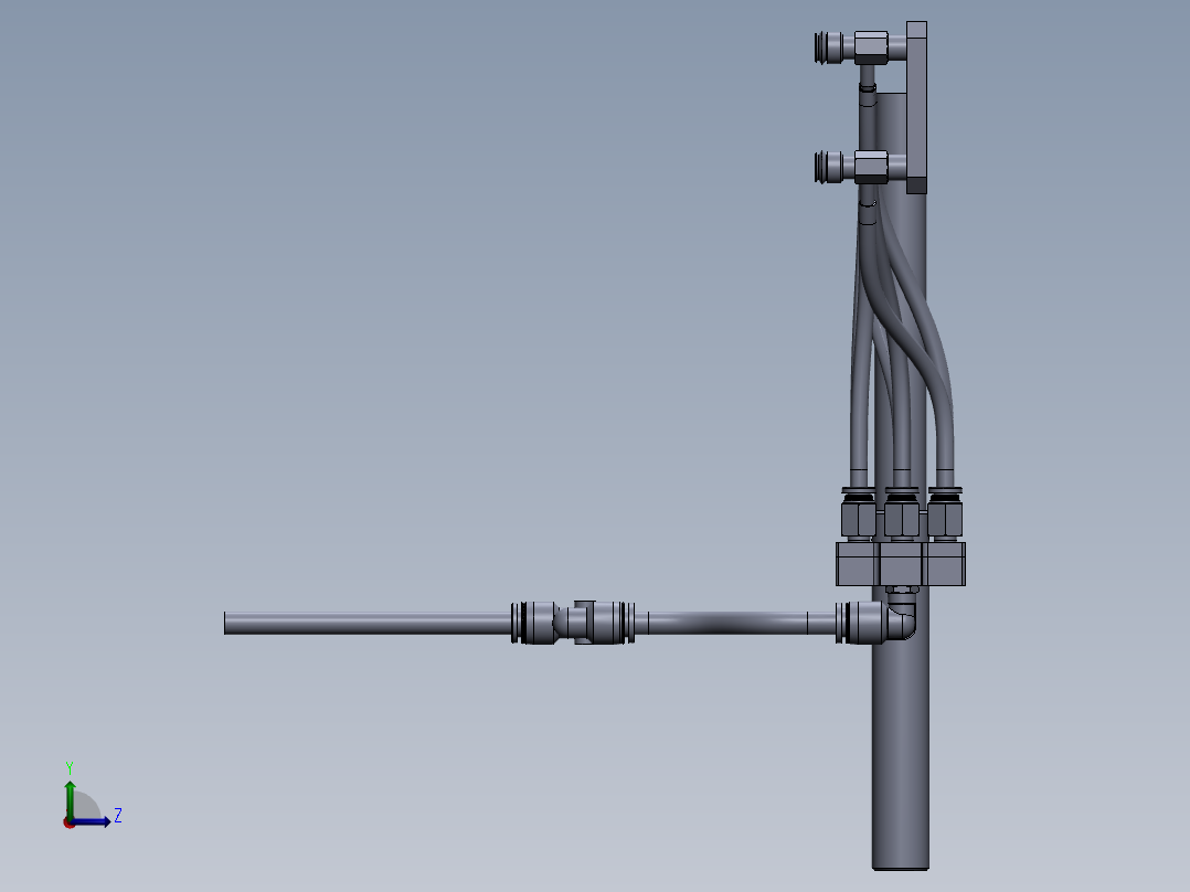吸料治具左视图