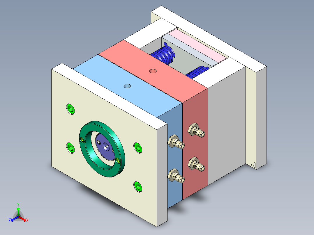 花盆注塑模具设计含三维UG二维说明书正等轴测图