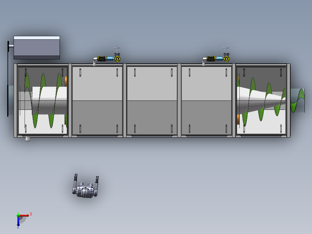 螺旋漂烫机sw15可编辑俯视图