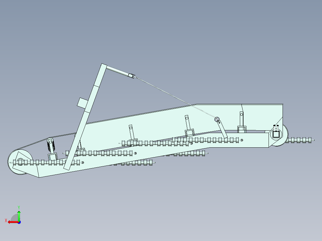 公路铣刨机（cad+ug+说明书）后视图