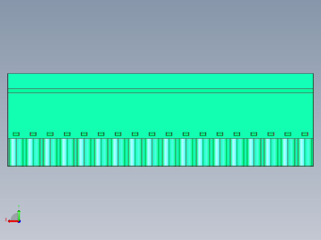 DEGSON 2EDG 系列 5.0mm 可插拔接线端子组-2EDGKC-5.0-18P-14-00AH后视图