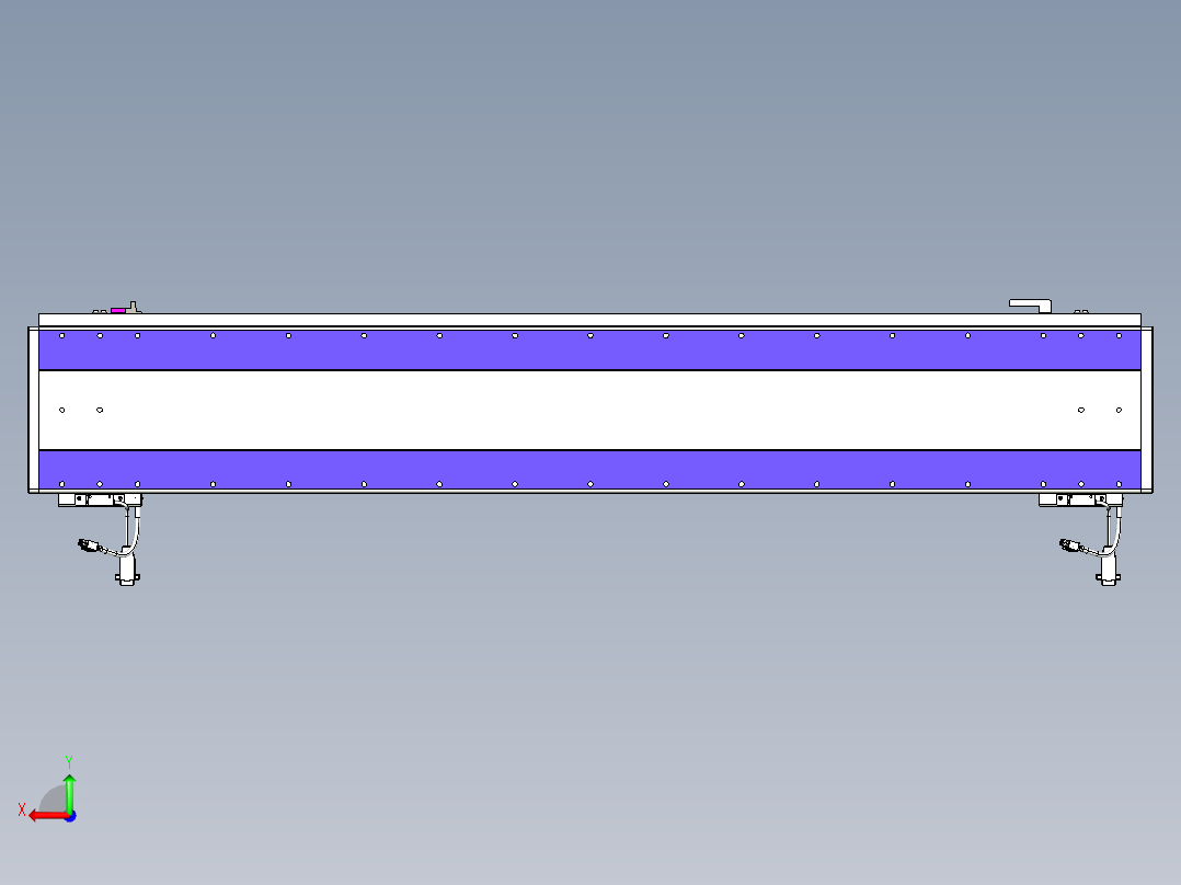 威洛博VL系列3d模型模组2VL22H1Y-S1150后视图