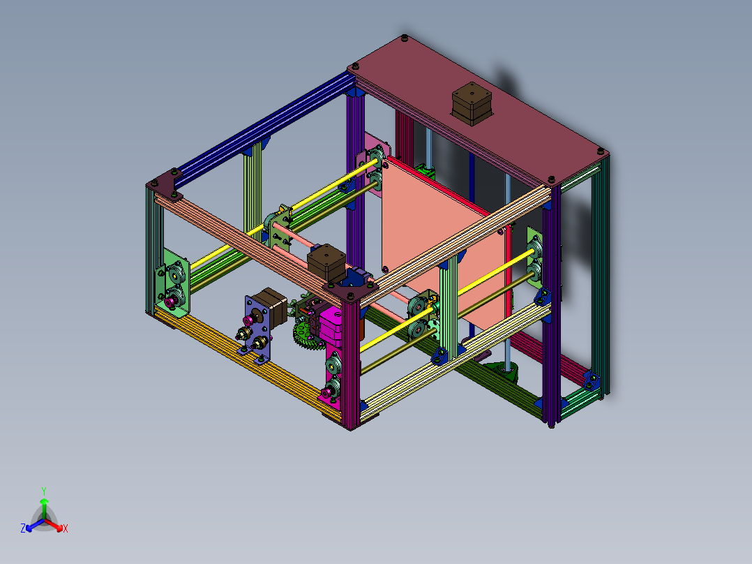 高精度线轨<span style='color: red'>3D</span><span style='color: red'>打印机</span>diy套件