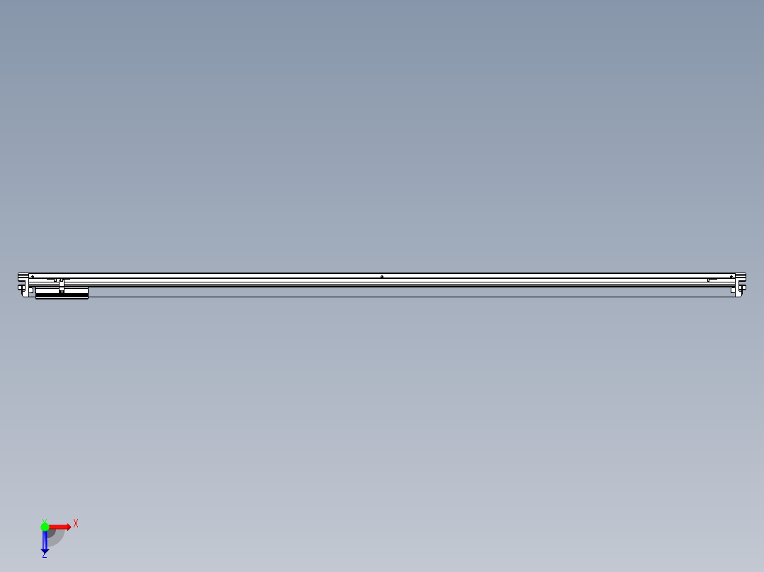 威洛博VL系列3d模型模组VL17E2Y-S2200俯视图