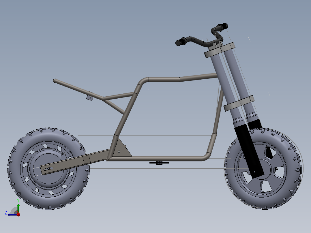电动自行车 摩托车 (11)右视图