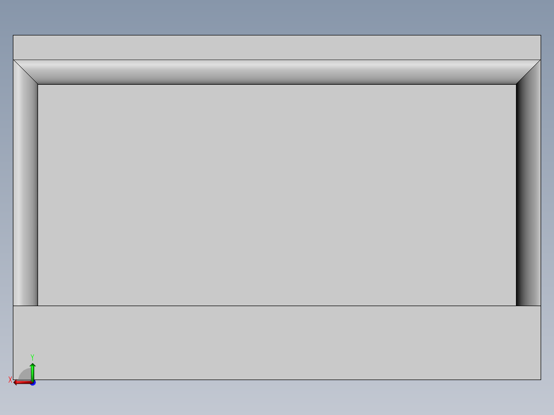 User Library-Flat-TV_后视图
