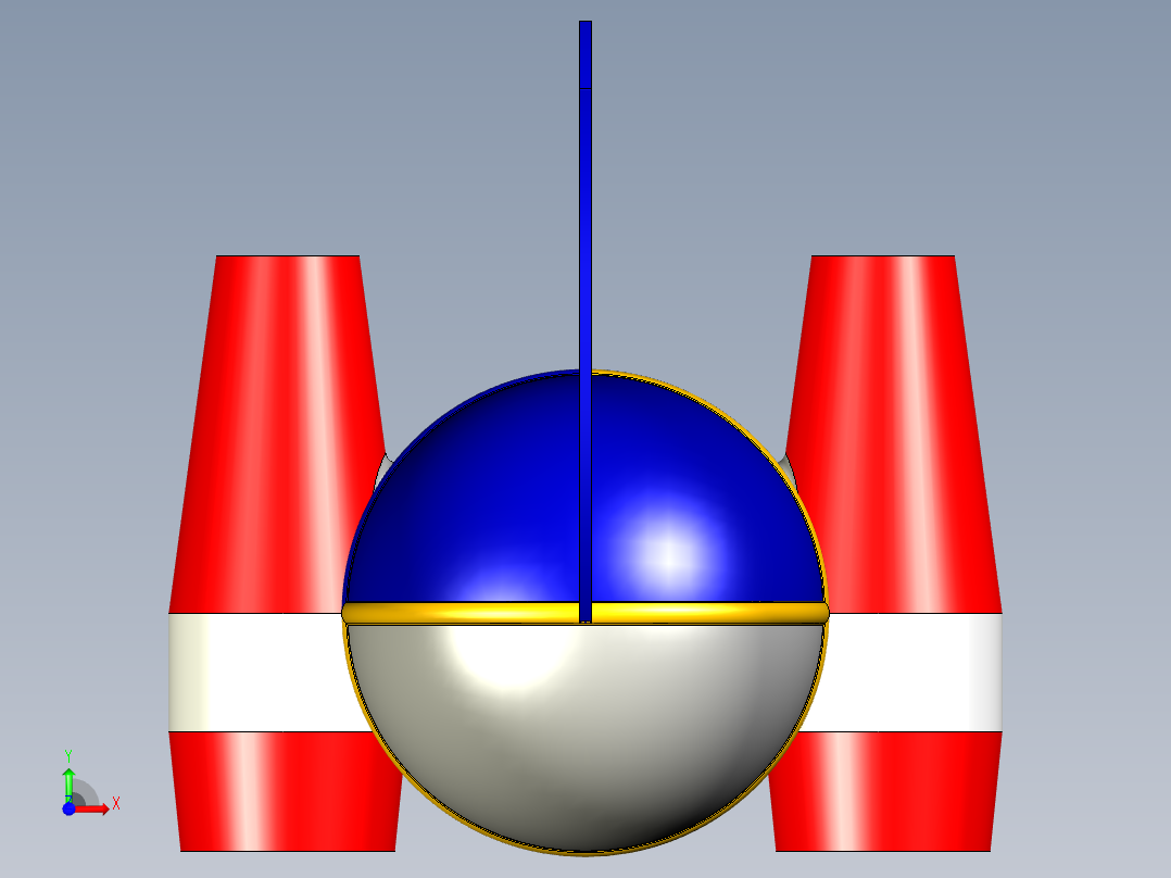 英雄潜艇前视图