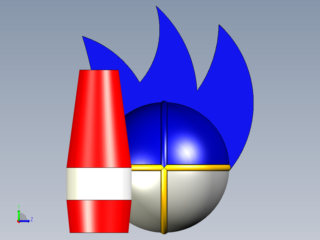 英雄潜艇左视图