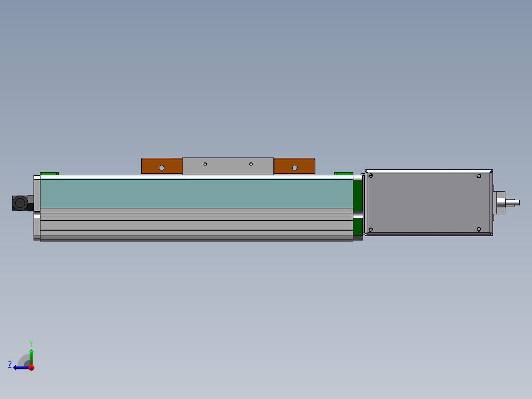 MCB同步带全封闭MCB14-L-200W右视图