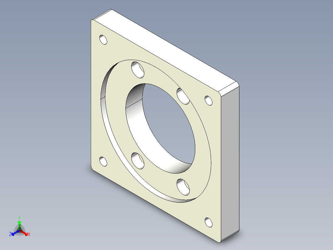 模组KK-86-F7 86步进电机板.STEP正等轴测图