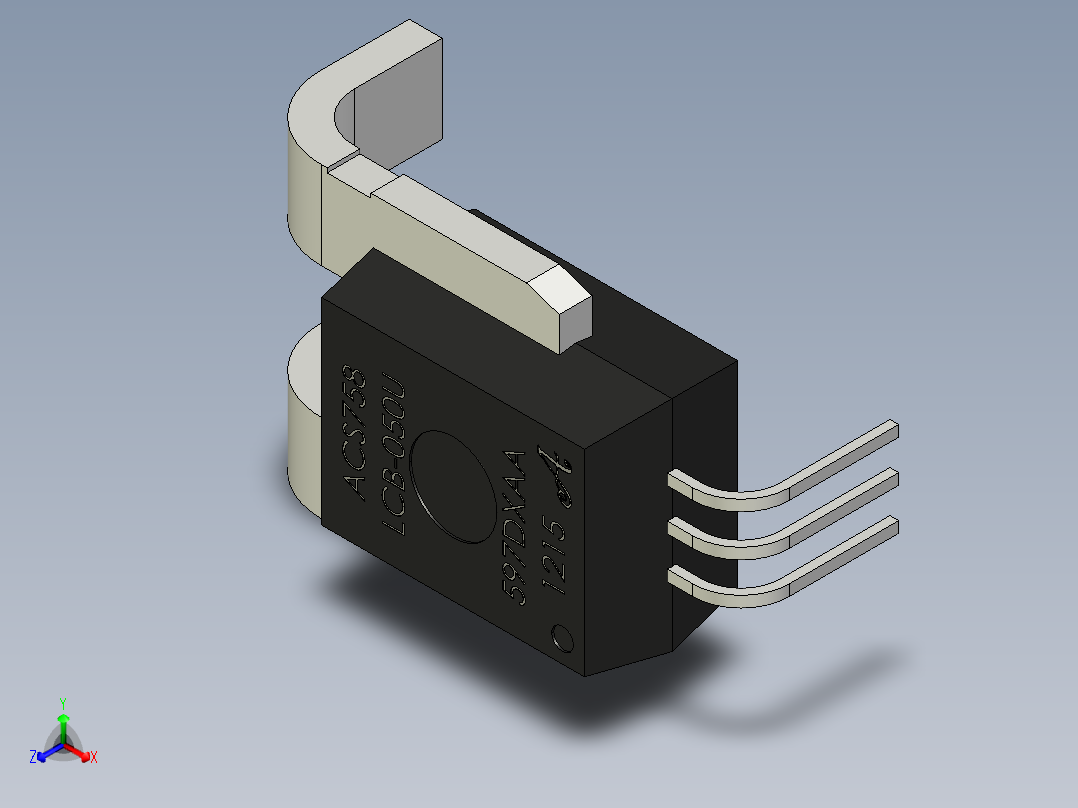 传感器 (7)正等轴测图