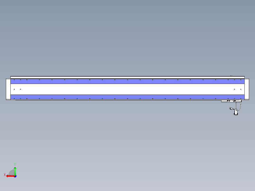 威洛博VL系列直线电机模组-VL17E2-S1650后视图