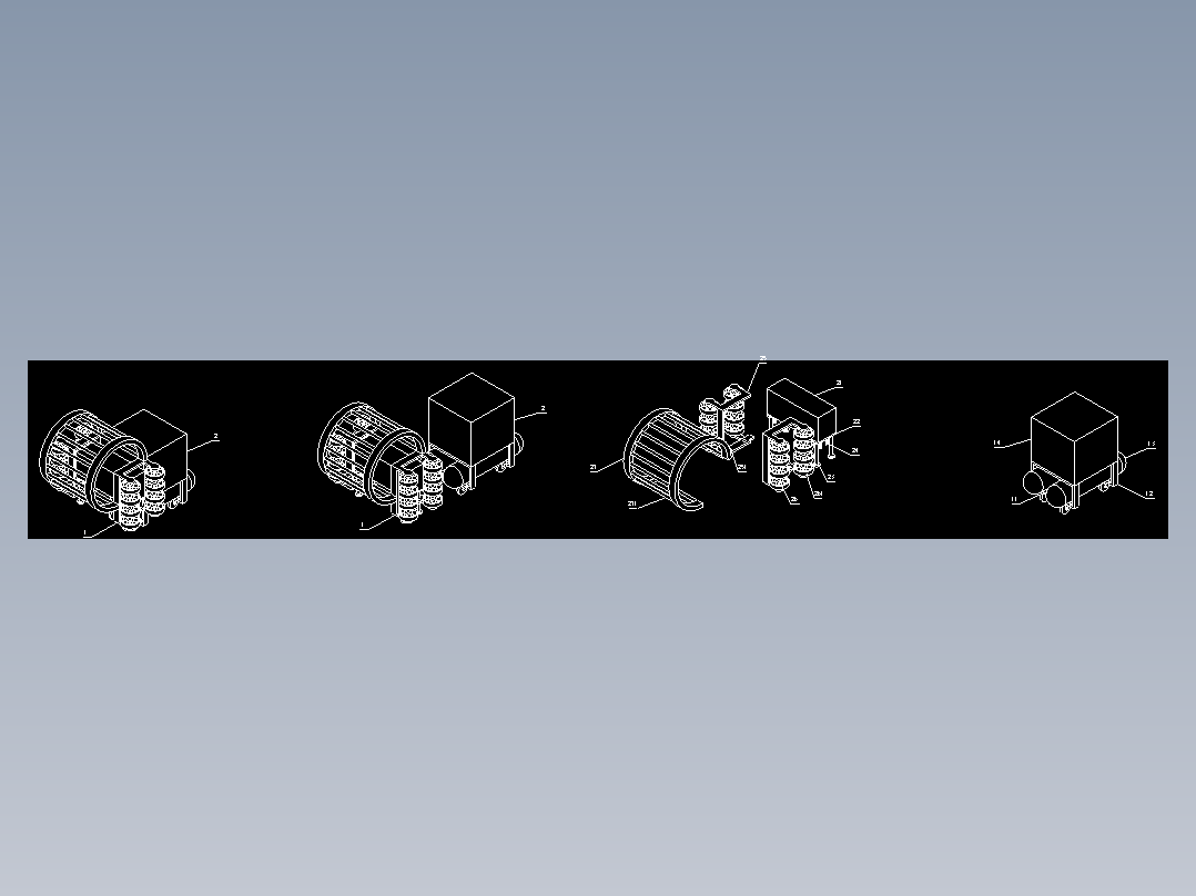 一种带有监测机构的空压机