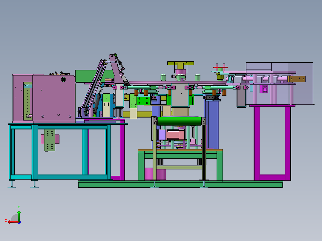 转盘式狗粮自动装袋包装机sw18可编辑后视图