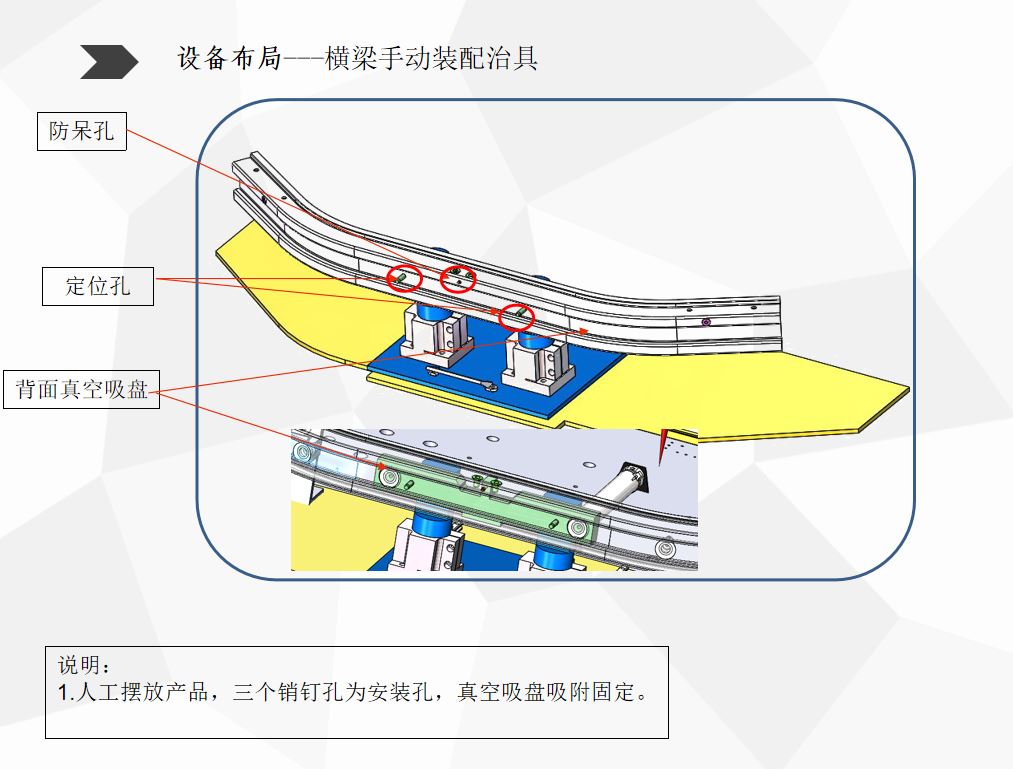 汽车防撞梁总成装配台step