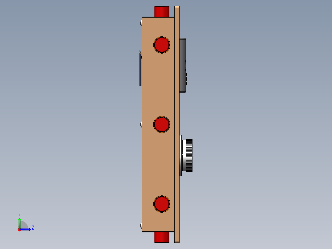FDG-A1∕D-56电子防盗保险柜sw16可编辑左视图