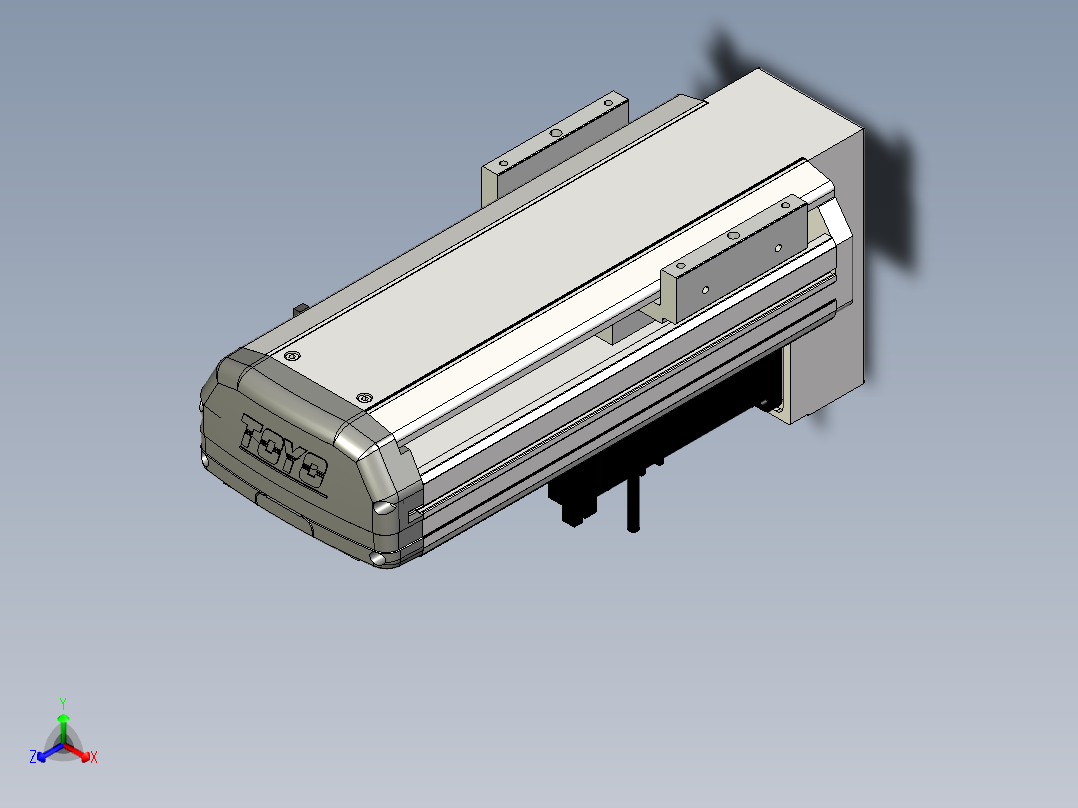 Toyo东佑达直线模组-ETH13-150-BM-400W正等轴测图