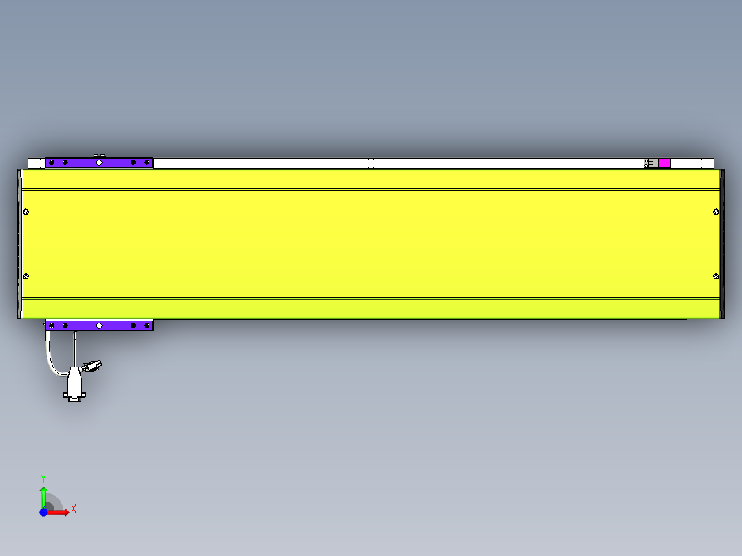 威洛博VL系列直线电机模组-VL22H2-S800前视图