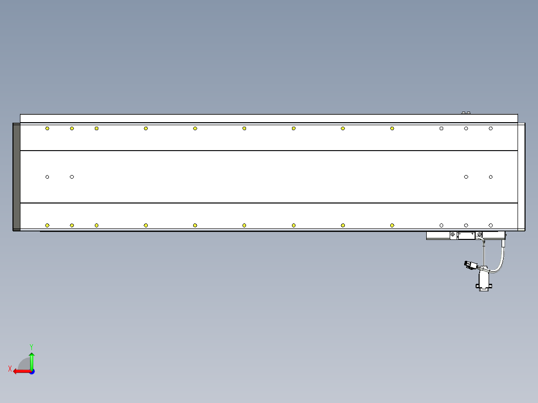 威洛博VL系列直线电机模组-VL22H2-S800后视图