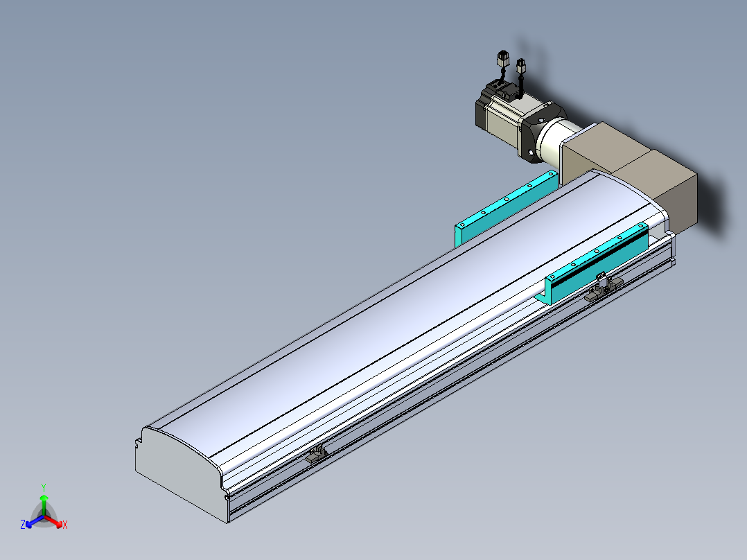 同步带滑台-半封闭B22-L100-C-S650-L-P75-D3-N5