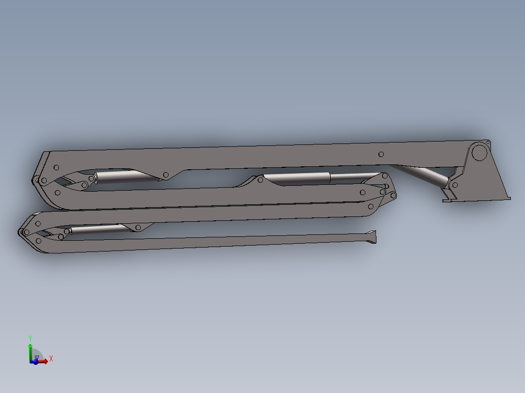 泵车臂架三维最终成品图(1)
