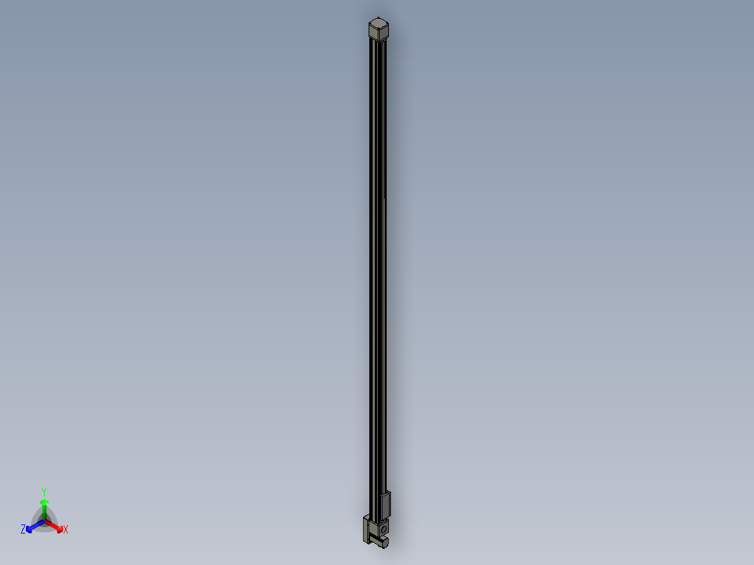 欧规系列-GB8-L96-S3500-BL-P40-MS3正等轴测图