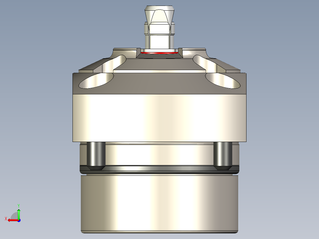 KOSMEKSFA1000-M2N-070多系列多零件图纸模型多系列多零件图纸模型后视图