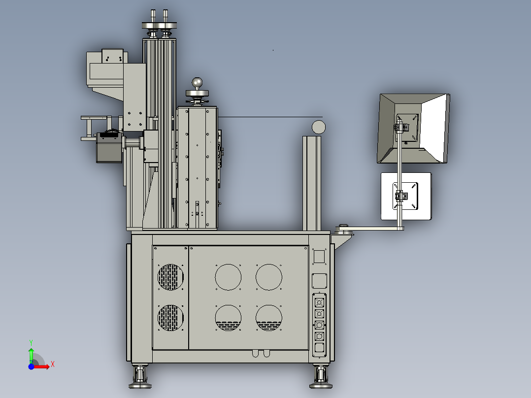 360度紫外激光剥漆 stp前视图