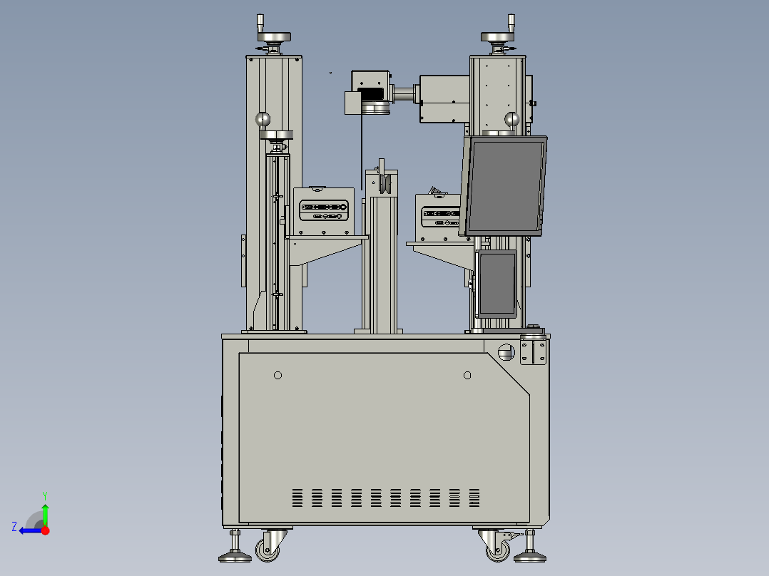 360度紫外激光剥漆 stp右视图