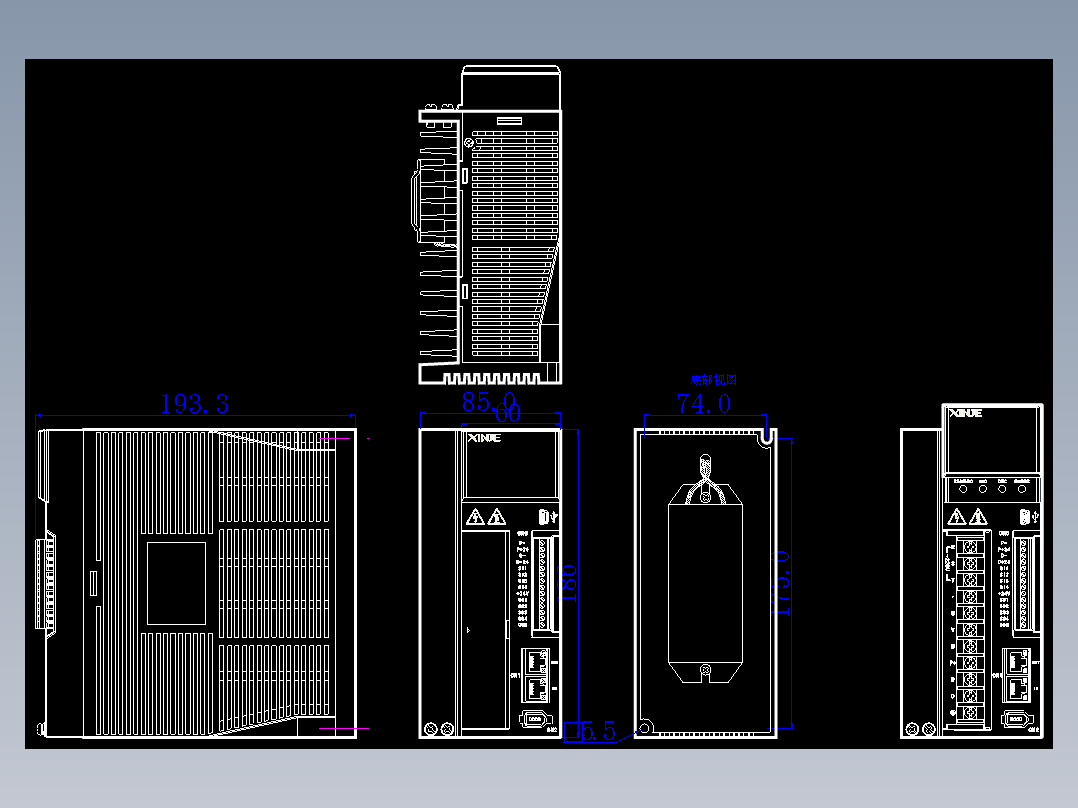 DS5C-21P5、22P3、22P6-PTA外观图