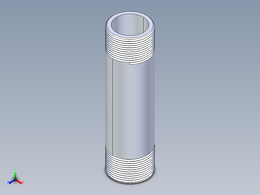 CPVC管件33-Sch80_Nipple_MPTxMPT_9861-175_1.25in x 6in